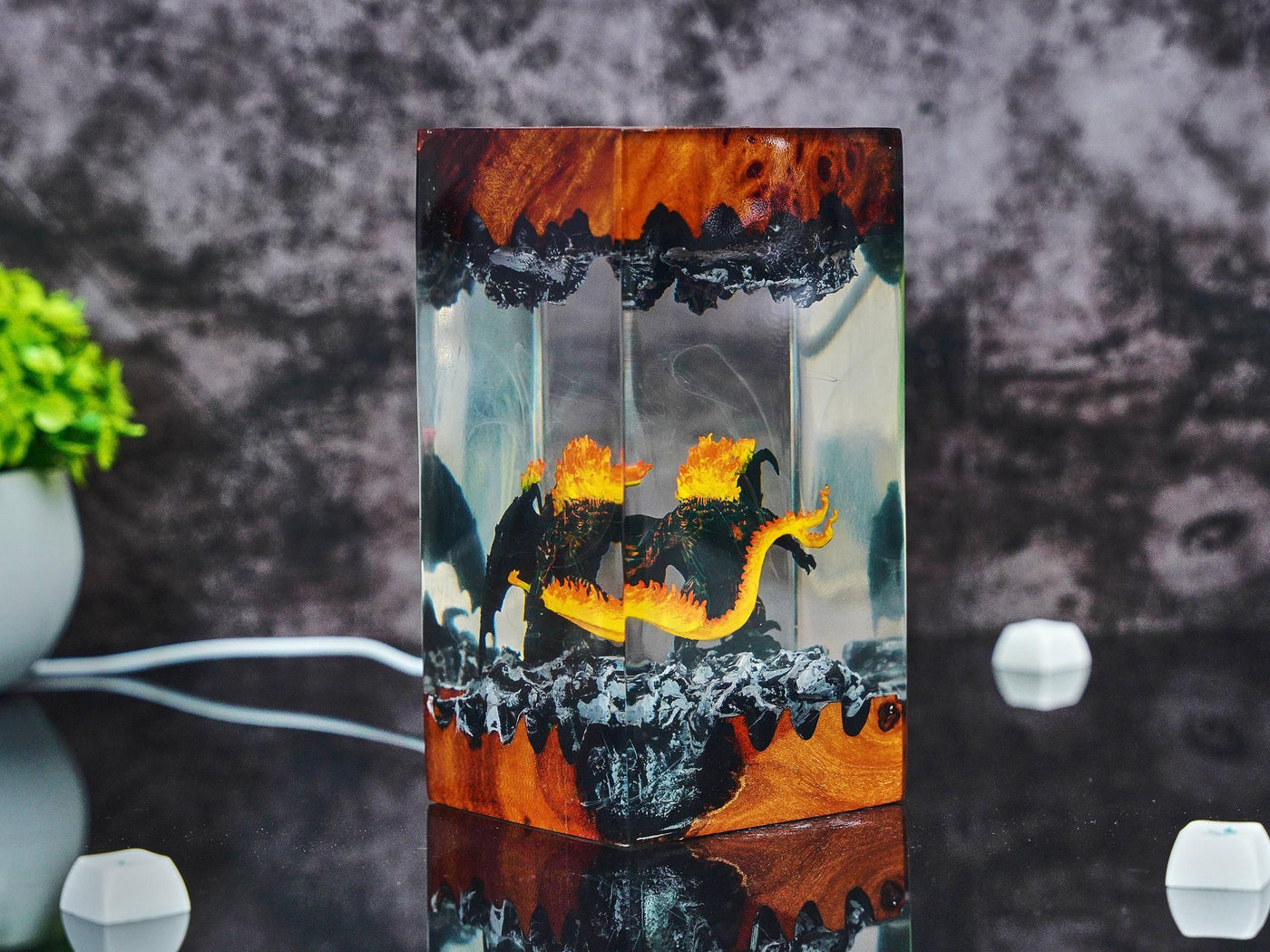 Balrog LOTR Resin Lamp