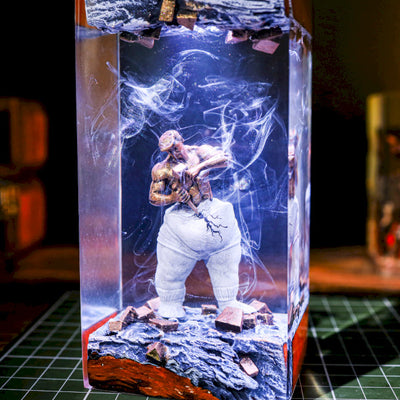 Self-Made Man Statue Epoxy Night Lamp Ver 2