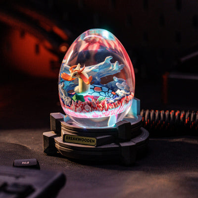 Milotic Pokemon Resin Lamp Egg