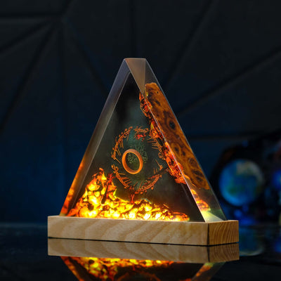 Dark Ring Lord of the Rings Resin Lamp