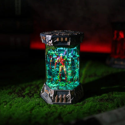 Rusted Iron Man Chamber Resin Lamp