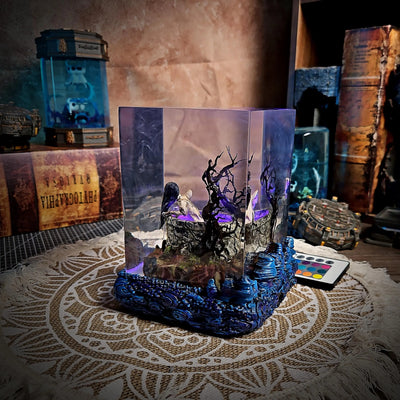 Amamura Sadako Ring Resin Lamp