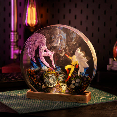 Saitaman - One Punch Man Resin Lamp