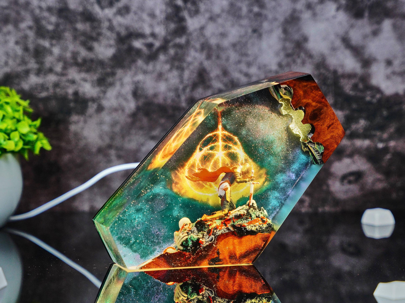 The Tarnished Elden Ring Resin Lamp