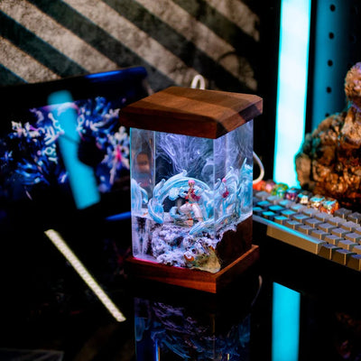 Akaza Demon Slayer Resin Lamp