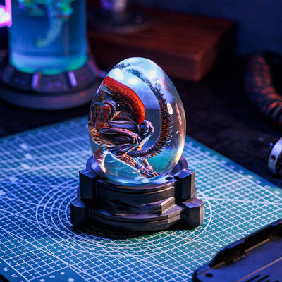 Alien Xenomorph Resin Lamp Egg