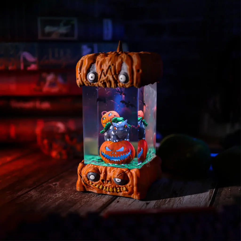 Bulbasaur Pokémon Halloween Resin Lamp