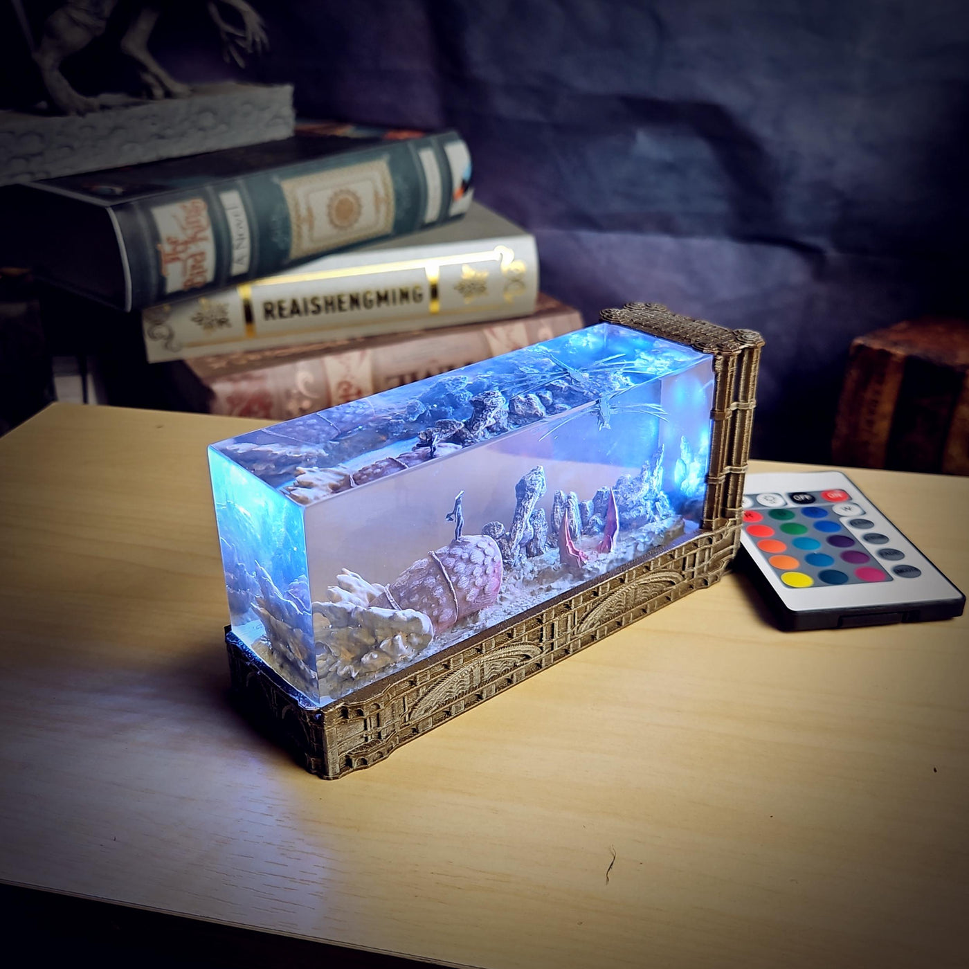 Paul Atreides Sandworm Dune Resin Lamp