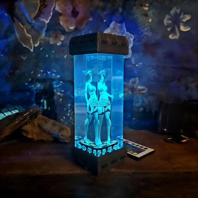Silent Nurse Horror Resin Lamp