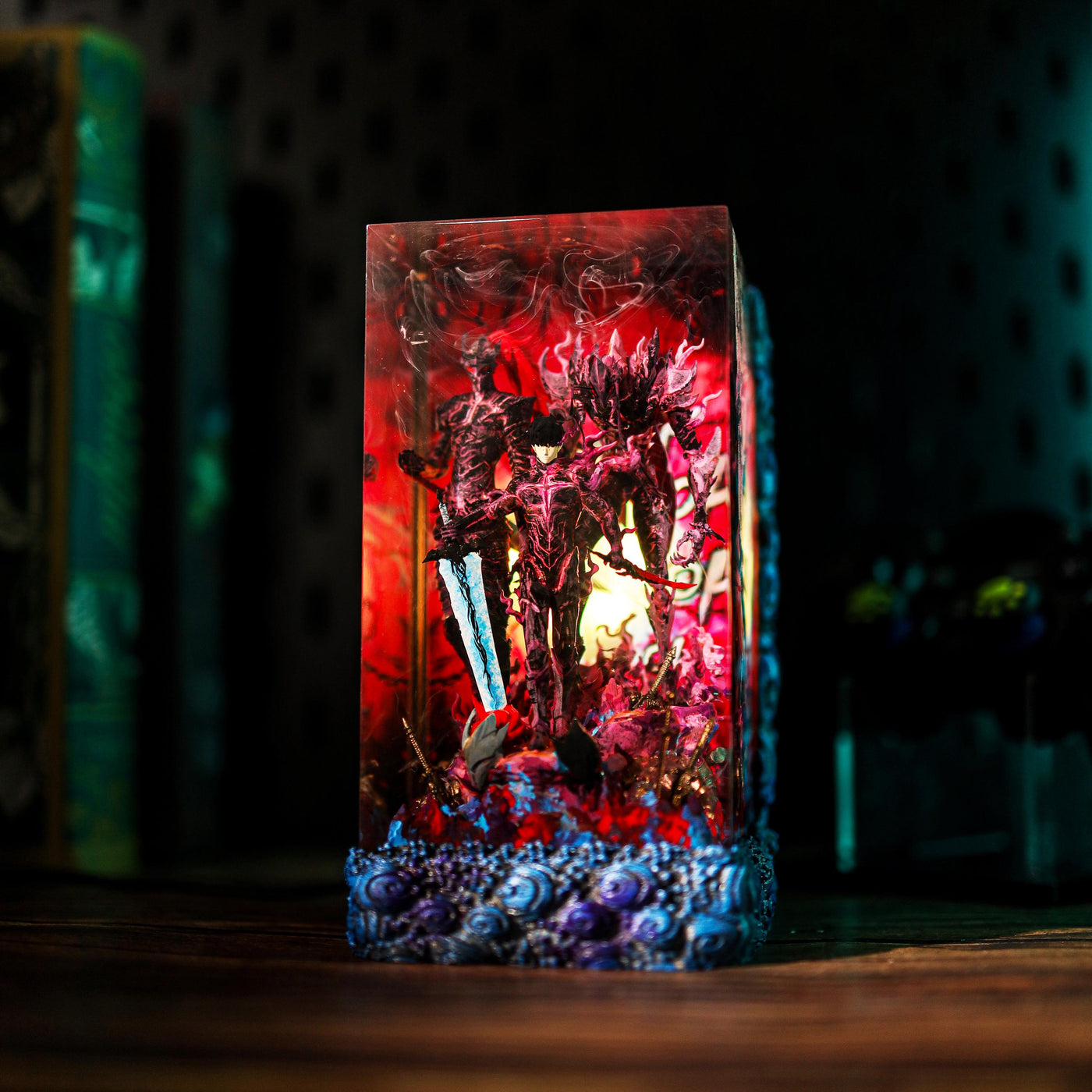 Sung Jinwoo Shadow monarch vs Igris Beru Solo Leveling Resin Lamp