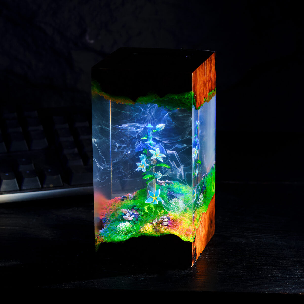 Master Sword with Silent Flower Resin Lamp