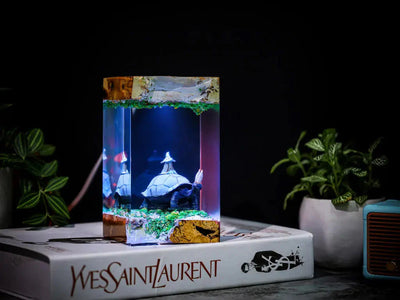 Ranni & Pope Turtle Elden Ring Resin Lamp