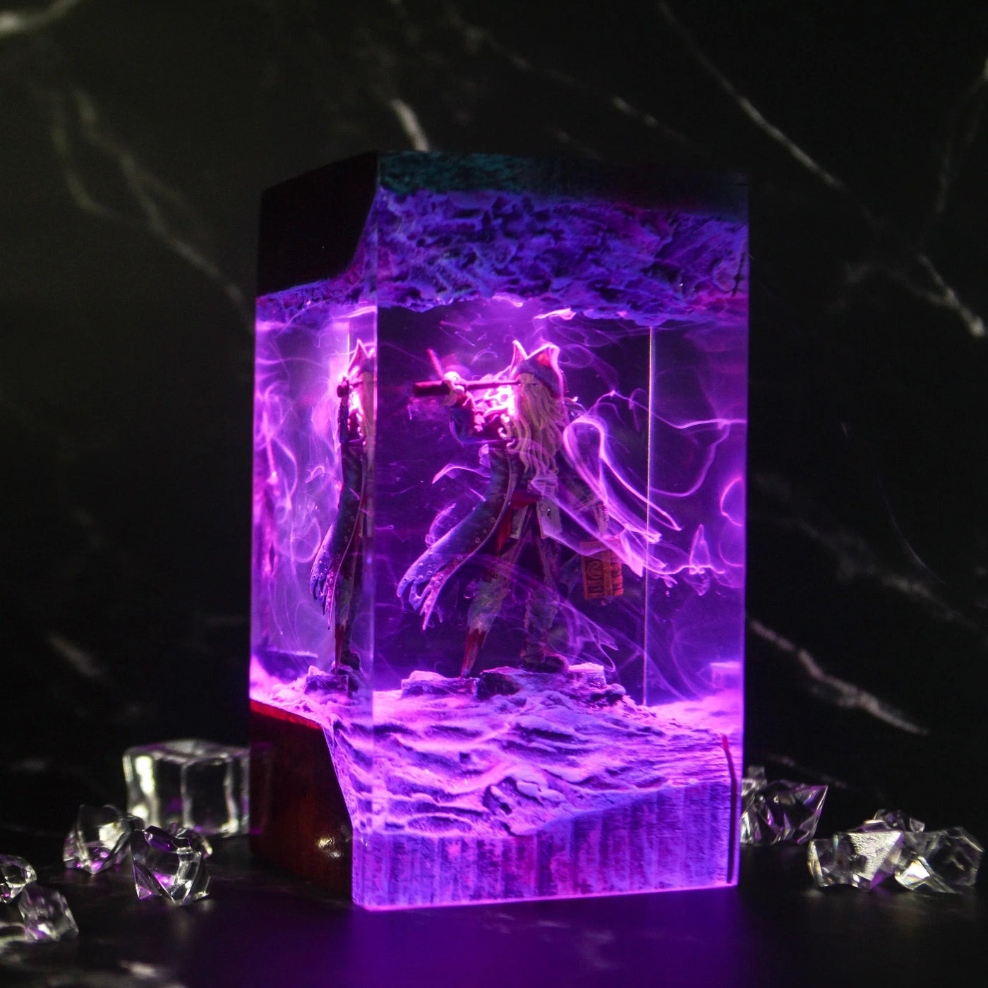 Davy Jones Jack Sparrow Resin Lamp