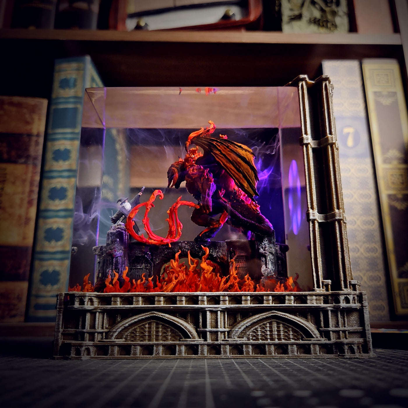 Balrog Galdaf LOTR Resin Lamp