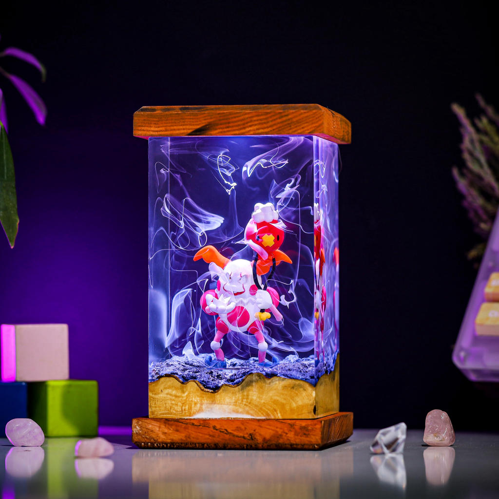 Mr. Mime Pokémon Epoxy Night Lamp