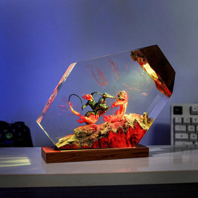 Devil Rider Epoxy Night Light