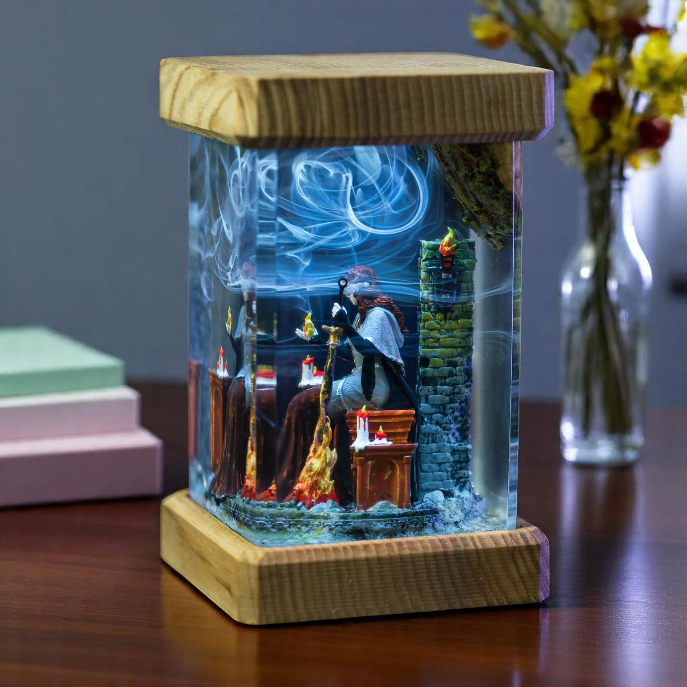 Fire Keeper Dark Souls Resin Lamp