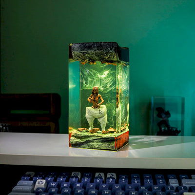 Self-Made Women Statue Epoxy Night Lamp