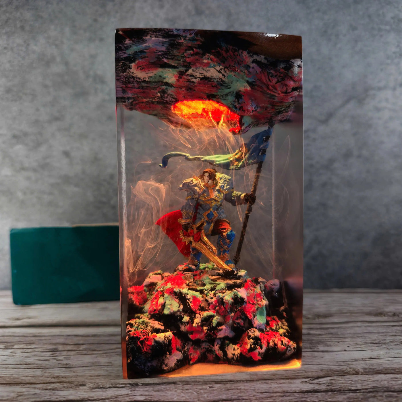 Varian Wrynn Warcraft 3 Resin Lamp