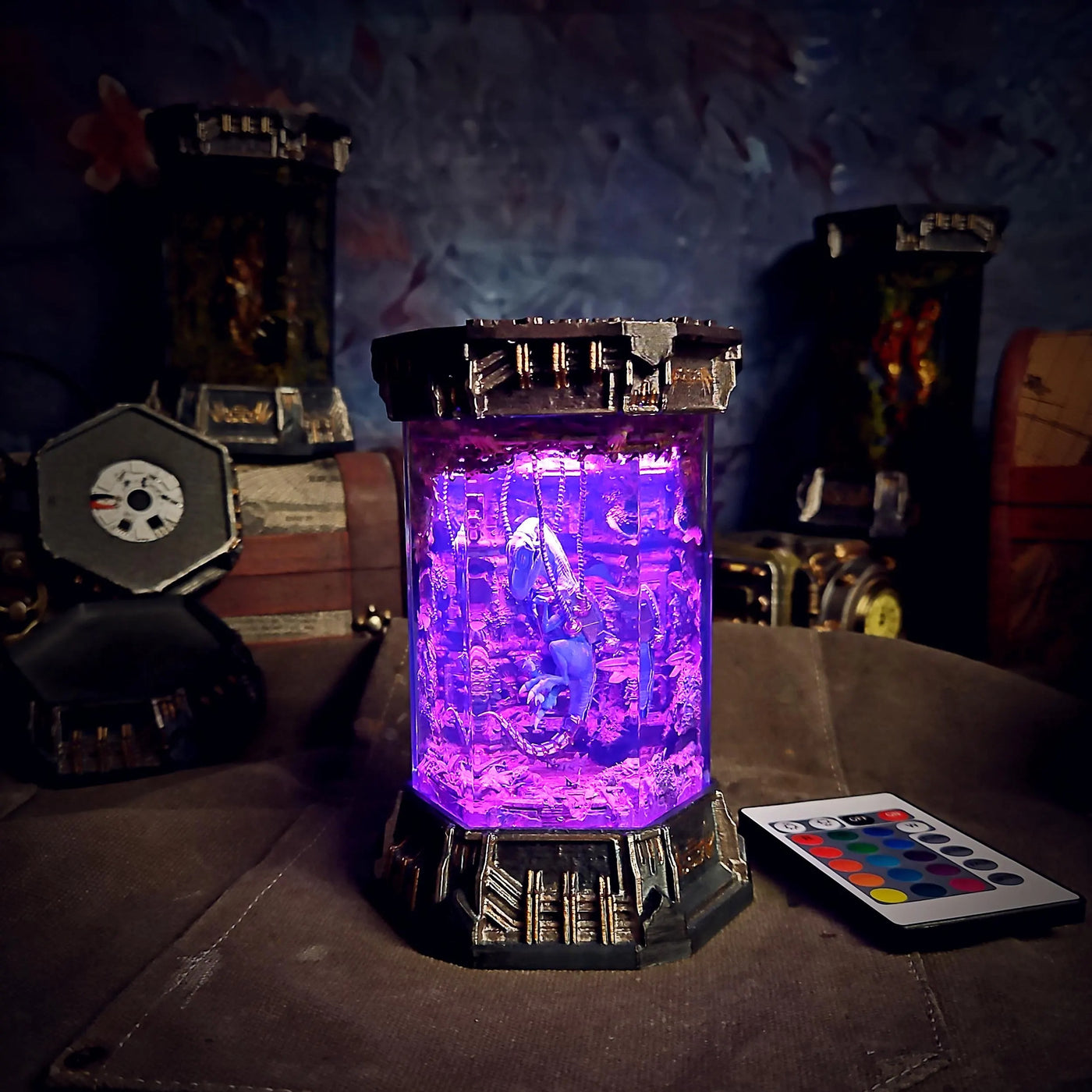 Raptor Jurassic World Resin Lamp