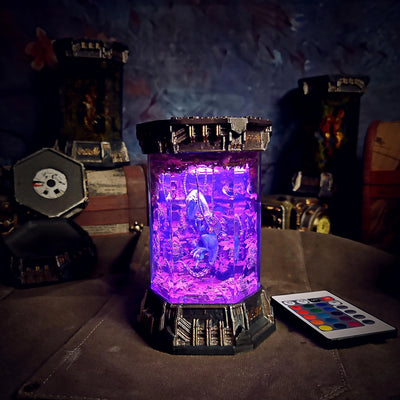 Raptor Jurassic World Resin Lamp