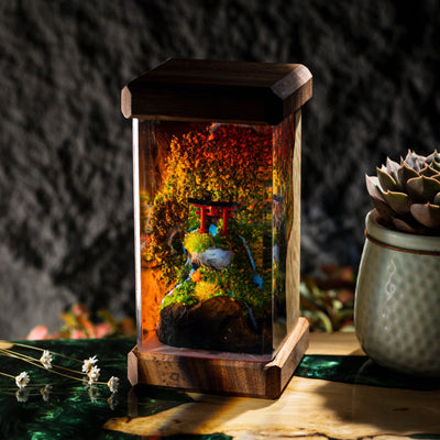 Autumn Torii Gate Resin Lamp