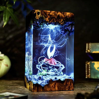 Silksong Hornet Hollow Knight Resin Lamp