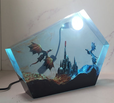 Dragon Resin Lamp 3