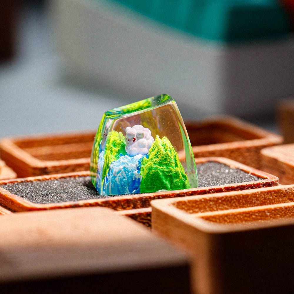 Pokemon - Swirlix Artisan Keycap