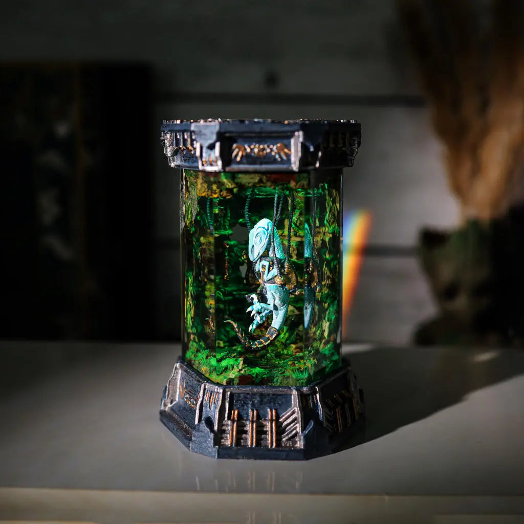 Raptor Dinosaur Incubator Resin Lamp  2