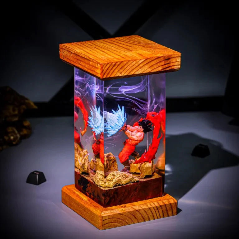 Goku Kamehameha Dragon Ball Resin Lamp