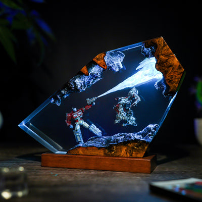 Optimus Prime Transformers Resin Lamp