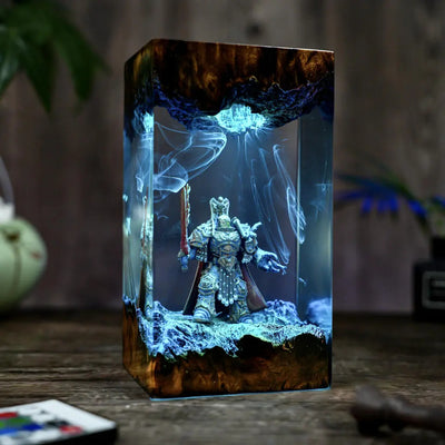 Emperor of The Mankind Warhammer Resin Lamp