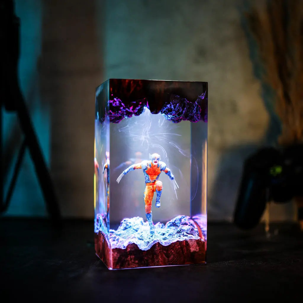 Wolverine X-Men Marvel Resin Lamp