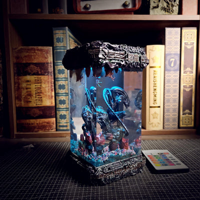 Alien Space Monster Resin Lamp