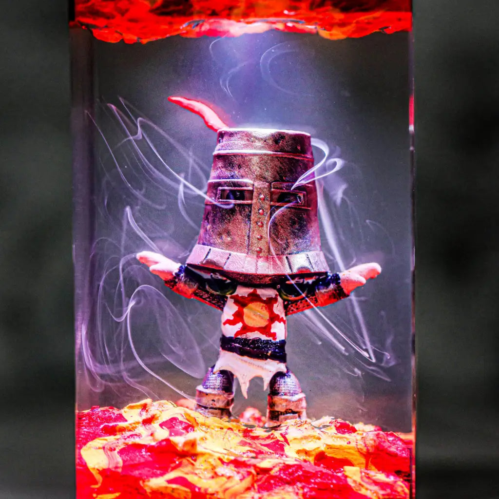 Dark Souls Solaire of Astoria Statue Resin Lamp