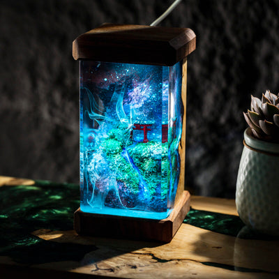 Galaxy Torii Gate Resin Lamp