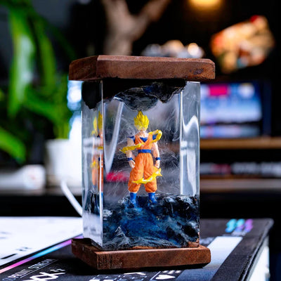 Super Saiyan Goku Dragon Ball Resin Lamp