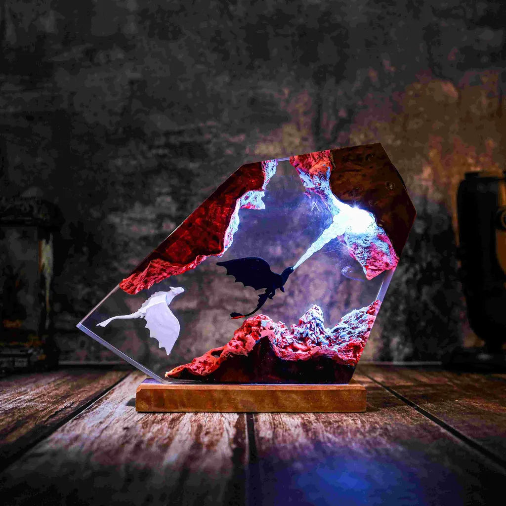 Fire Breathing Toothless Resin Lamp