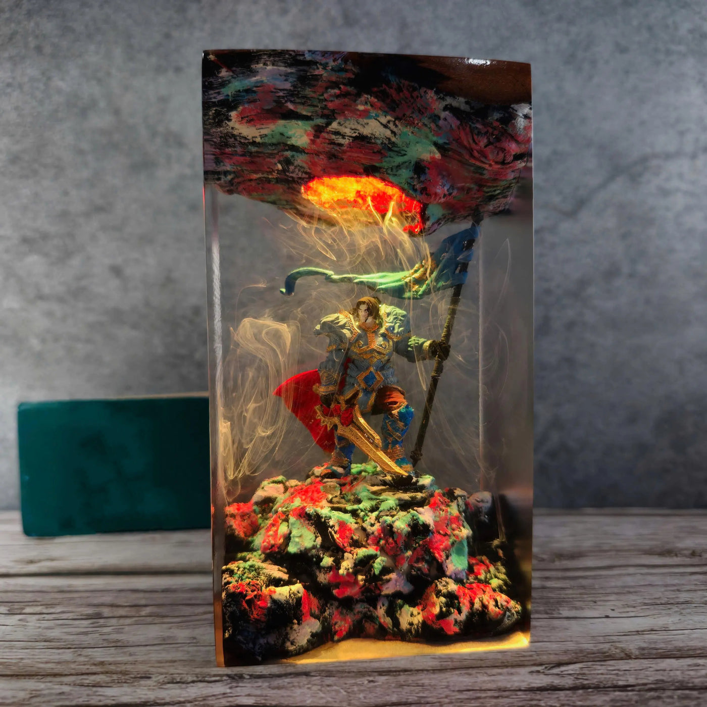 Varian Wrynn Warcraft 3 Resin Lamp