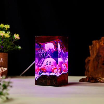 Kirby Super Star Resin Lamp