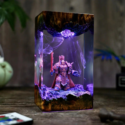Emperor of The Mankind Warhammer Resin Lamp