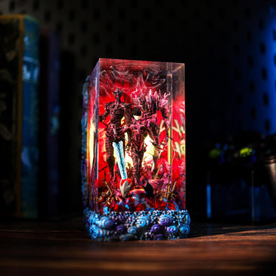 Sung Jinwoo Shadow monarch vs Igris Beru Solo Leveling Resin Lamp