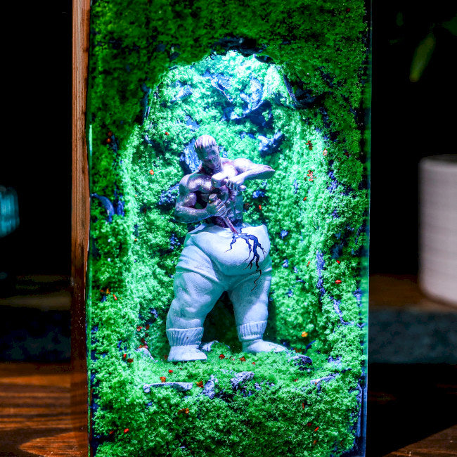 Self-Made Man Statue Epoxy Night Lamp