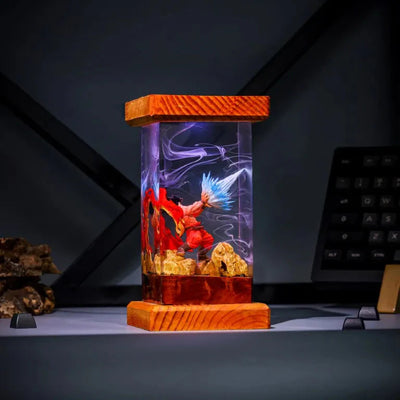 Goku Kamehameha Dragon Ball Resin Lamp