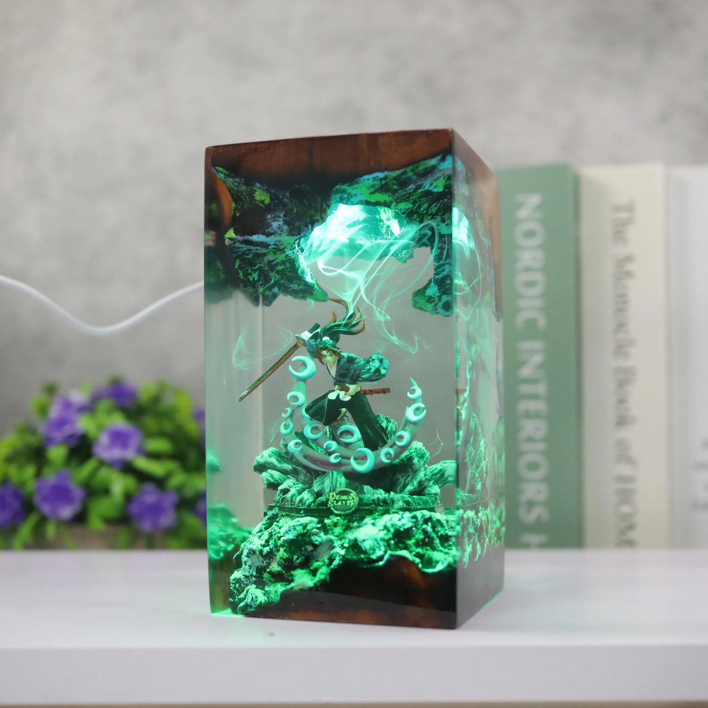 Kokushibo Demon Slayer Resin Lamp