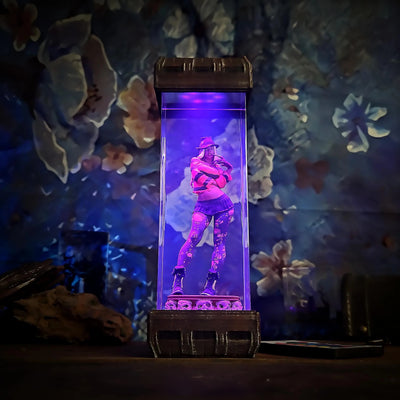 Jason Girl Horror Resin Lamp