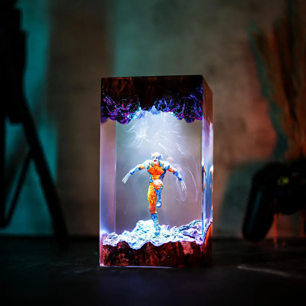 Wolverine X-Men Marvel Resin Lamp