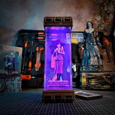 Wednesday Addams Resin lamp