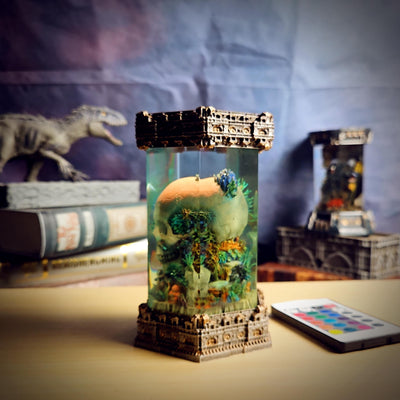 Skull Resin Lamp